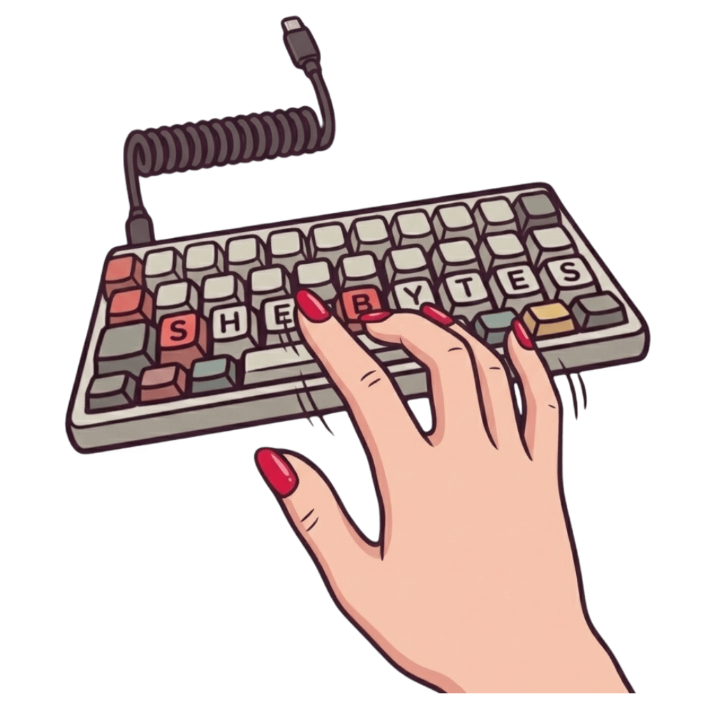 SheBYTES — digitando